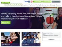Tablet Screenshot of family-advocacy.com